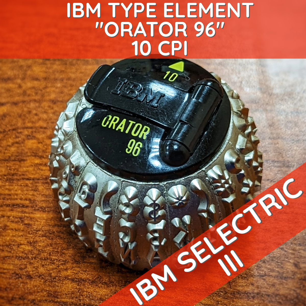 IBM 電動式タイプライター用活字 88文字対応エレメント（ゴルフボール型）｜タイプライター専門店の尾河商会